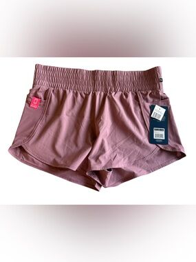 Marika Dusky Orchid Athletic Shorts Size Large Elastic Waist